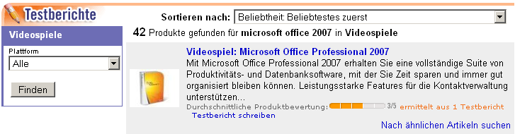 Microsoft Office ein Videospiel?