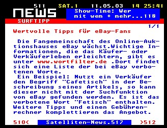 SAT1-Videotext S. 511