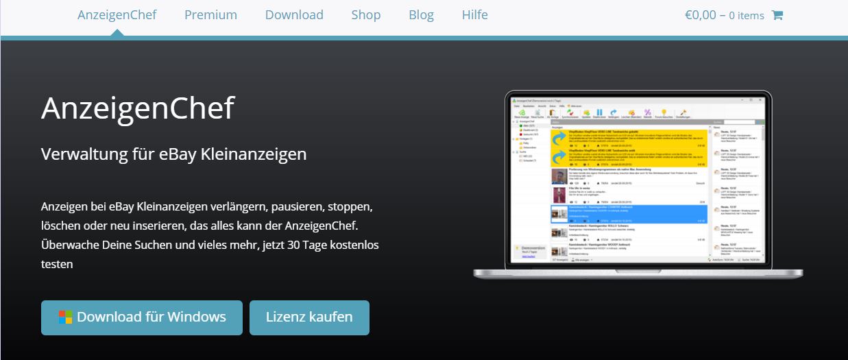kleinanzeigen kostenlos test