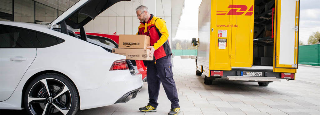 Nichts Neues die Kofferraumzustellung von Amazon