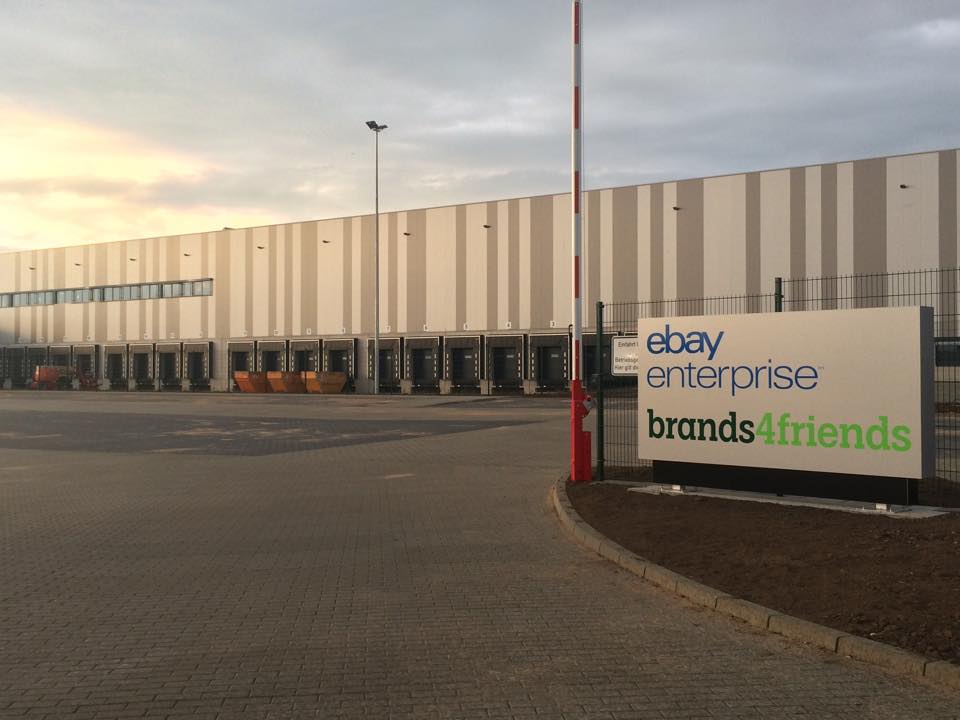 Baufortschritt in Halle: eBay enterprise & brands4friends