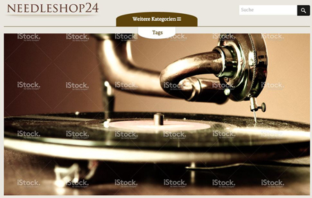 Projekt needleshop24: Design und eBay Templates mit evectio