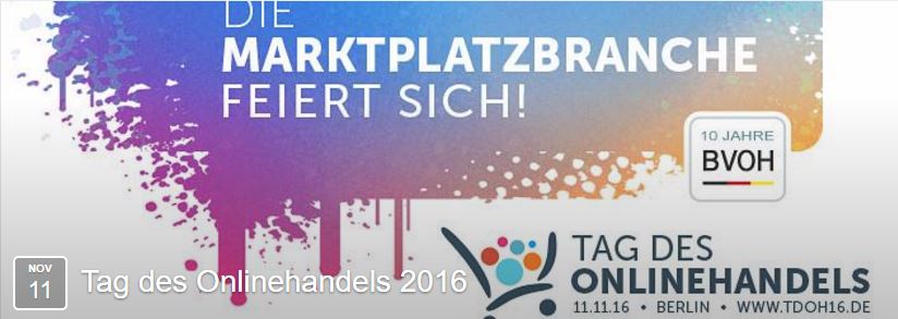 Save the date 11.11 Tag des Onlinehandels in Berlin