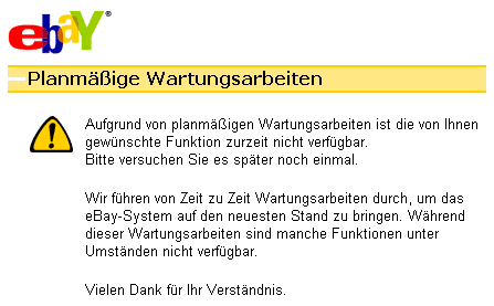 Wartungsarbeiten