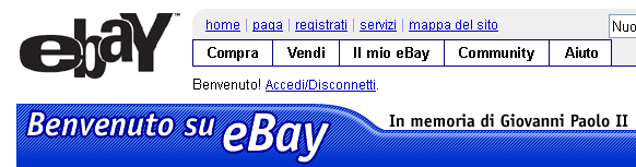 eBay-Trauer