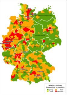 eBay-Aktivität in Deutschland