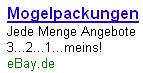 Mogelpackungen bei eBay