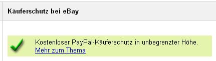 PayPal-Käuferschutz