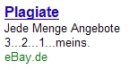 Plagiate bei eBay