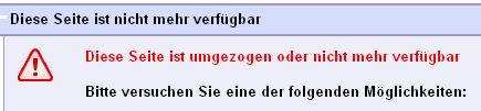 eBay-Fehlermeldung