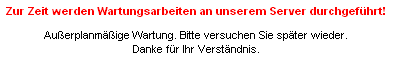 Afterbuy ist wegen Wartungsarbeiten offline