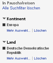 Pauschalreisen in die DDR