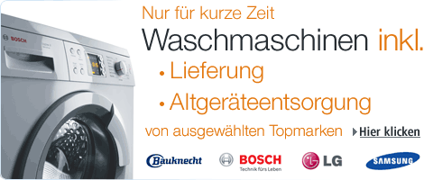 Amazon: Kostenlose Altgeräte-Entsorgung für Waschmaschinen