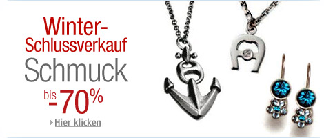 Winterschlussverkauf bei Schmuck: Bis -70%!