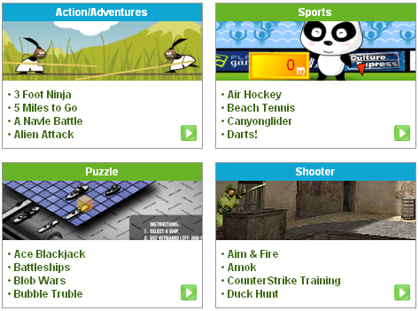 50 kostenlose Flash-Onlinespiele