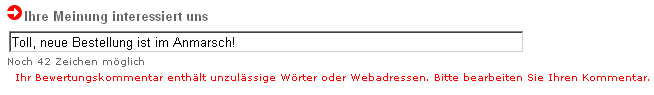 eBay-Bewertung eBay-Bewertung Toll, neue Bestellung ist im Anmarsch
