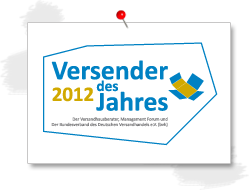 Versender des Jahres 2012