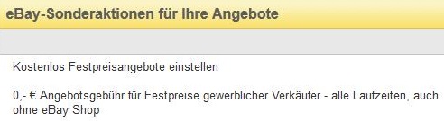 eBay-Promotion-Aktion