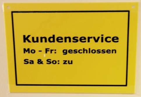 Der tägliche Wahnsinn: Kundenservice
