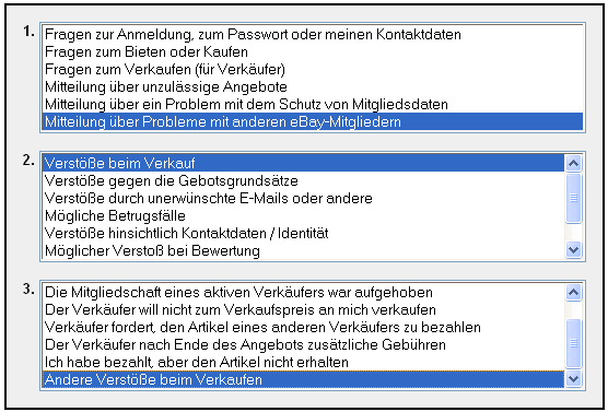 Eine Kopie an eBay melden
