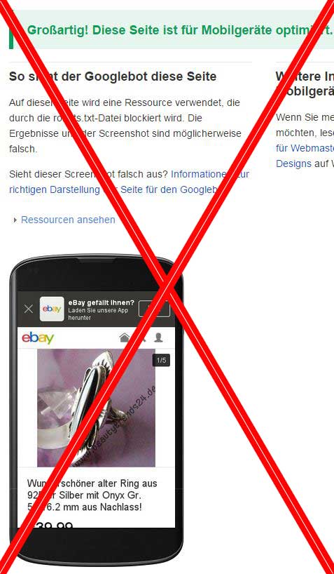 Kann ebay.de nicht
