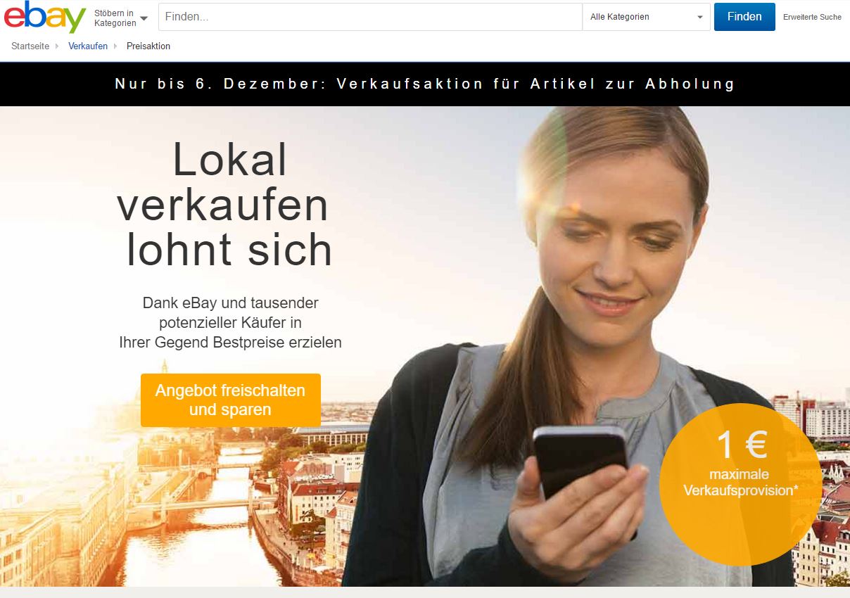 eBay UK launcht eBay Local . Nicht nur in _de positioniert sich eBay lokal