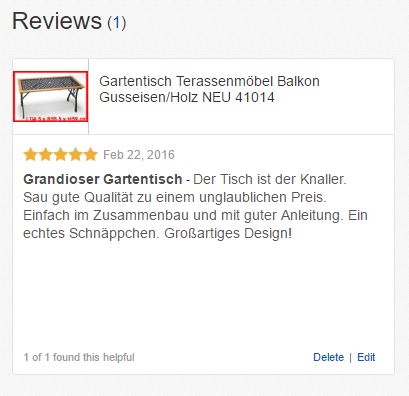 eBay führt Produktbewertungen und Rezensionen ein