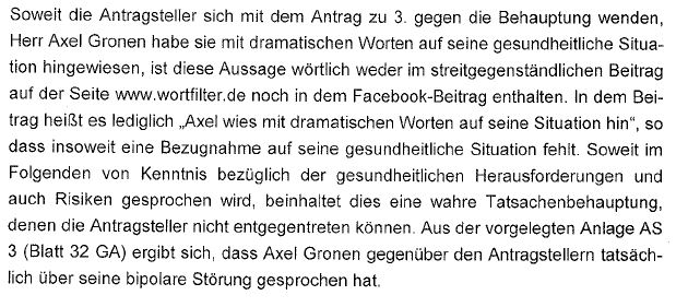 Und mehr schreibe ich auch jetzt nicht dazu!