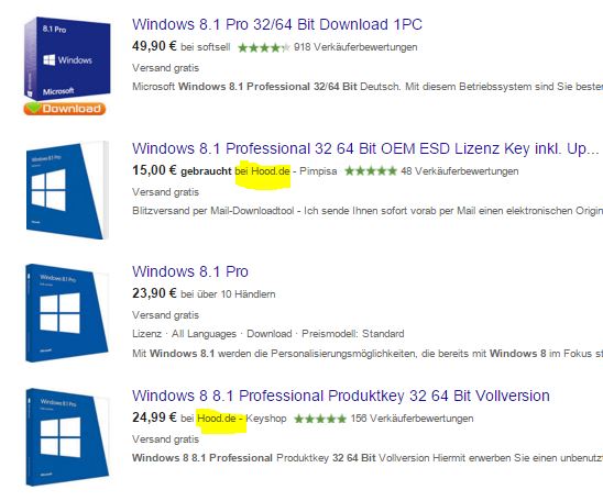 Erfahrung mit Hood.de