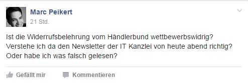 Die IT Recht Kanzlei München macht Händlern Angst und berichtet unzutreffend und unvollständig