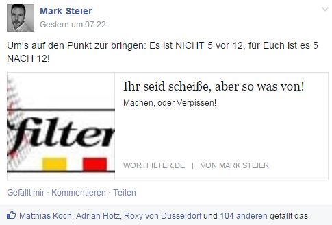 Ihr seid klasse, aber sowas von!