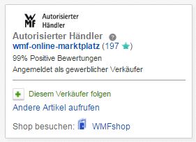 WMF jetzt mit eigener Markenwelt bei eBay