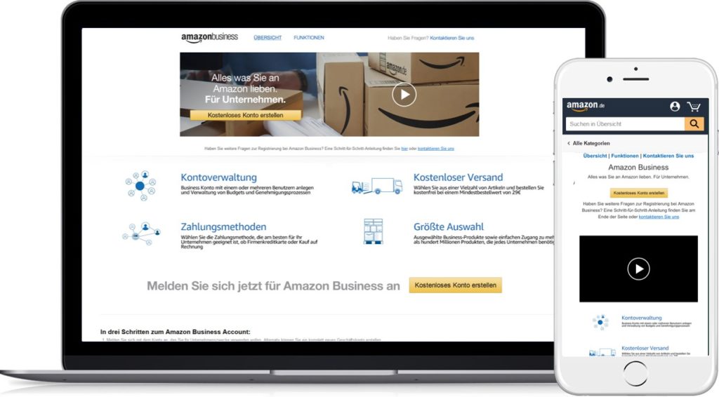 Amazon-Business Anmeldung