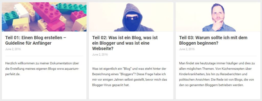 Starte deinen eigenen Blog