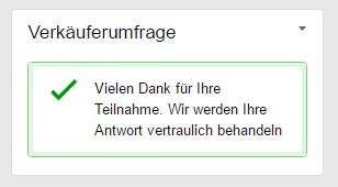 Amazon Händlerumfrage 