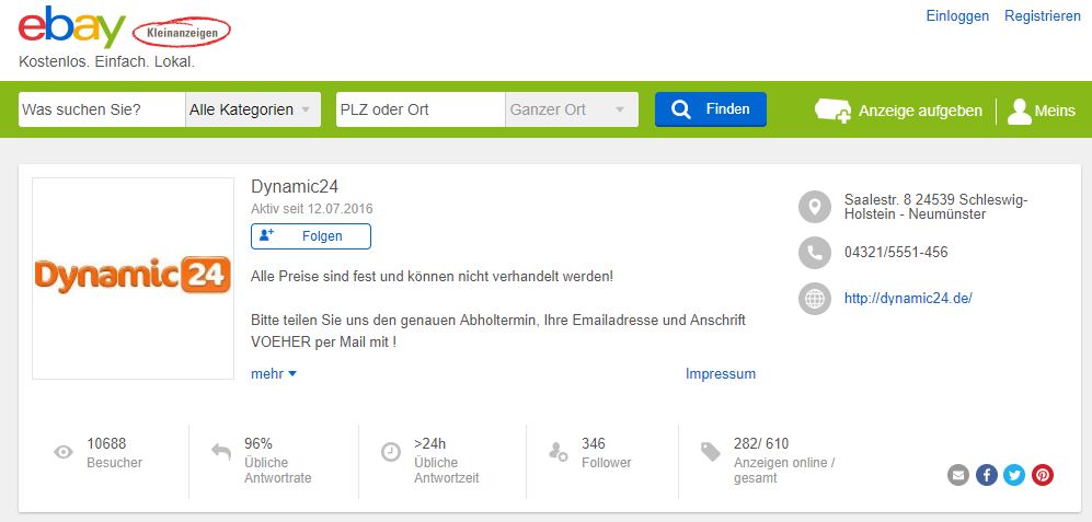 Kleinanzeigen Ebay Deutschland : Illegalen Welpenhandel ...