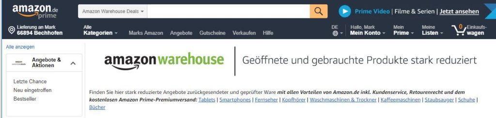 Amazon vernichtet Ware